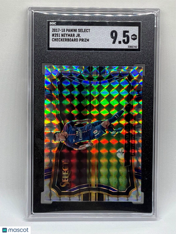 2017 Panini Select Neymar JR. #251 Checkerboard Prizm SGC 9.5