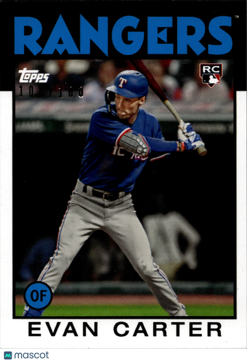 2024 Topps Transcendent Collection Baseball Evan Carter #C2-1966 RC