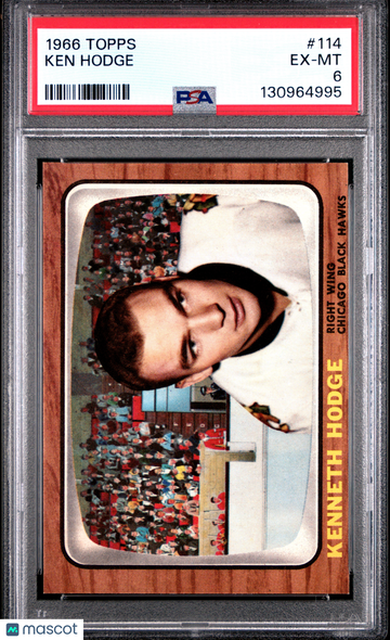 1966 Topps Ken Hodge #114 PSA 6