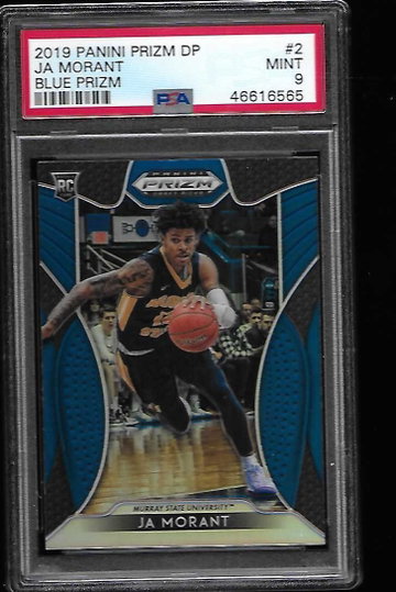 2019 PRIZM DRAFT JA MORANT BLUE PRIZM
