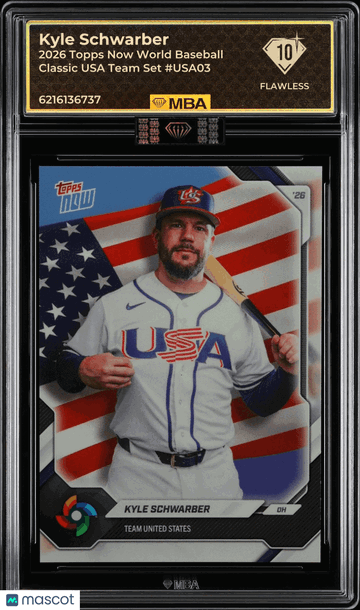 2026 Topps Now World Baseball Classic Kyle Schwarber #USA03 USA Team Set MBA 10