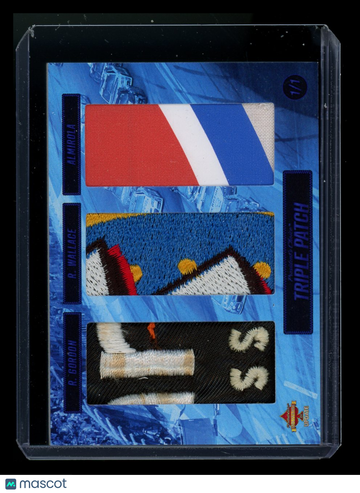 2023 President's Choice Solitaire 2.0 Update Series Rusty Wallace Aric Almirola Robby Gordon /1 Triple Patch Patch