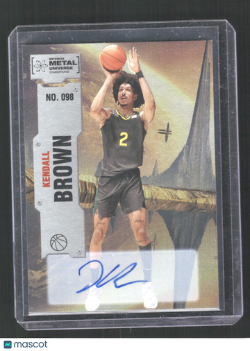 2022 SkyBox Metal Universe Champions Kendall Brown #98 Base Autographs AU