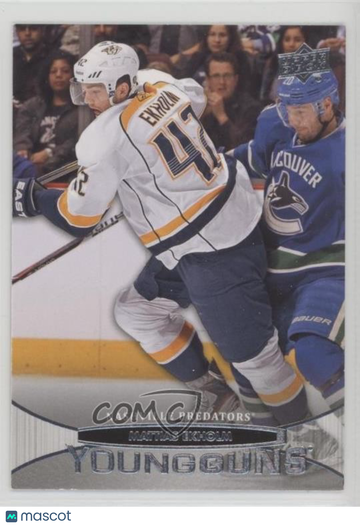 2011-12 Upper Deck Mattias Ekholm #480 Young Guns Rookie