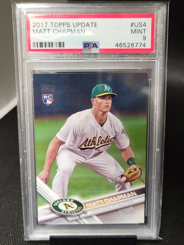 2017 Topps Update Matt Chapman Psa 9