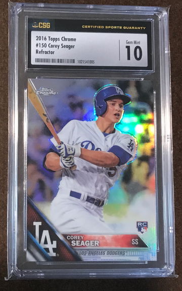 2016 Topps Chrome 150 Corey Seager Refractor
