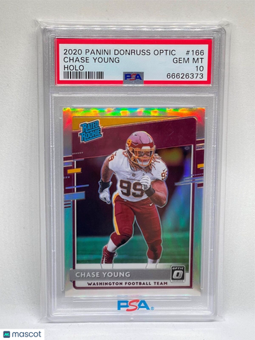 2020 Panini Donruss Optic Chase Young #166 Holo PSA 10
