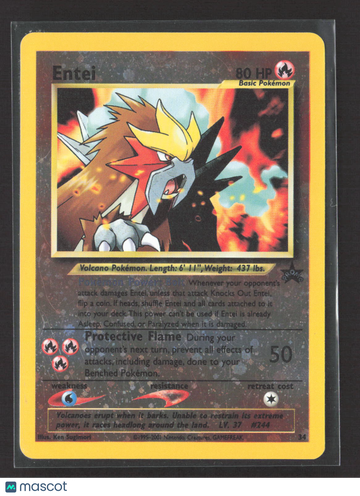 Entei Holo Black Star Promo #34