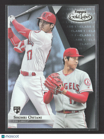 2018 Topps Gold Label Shohei Ohtani #17 Class RC