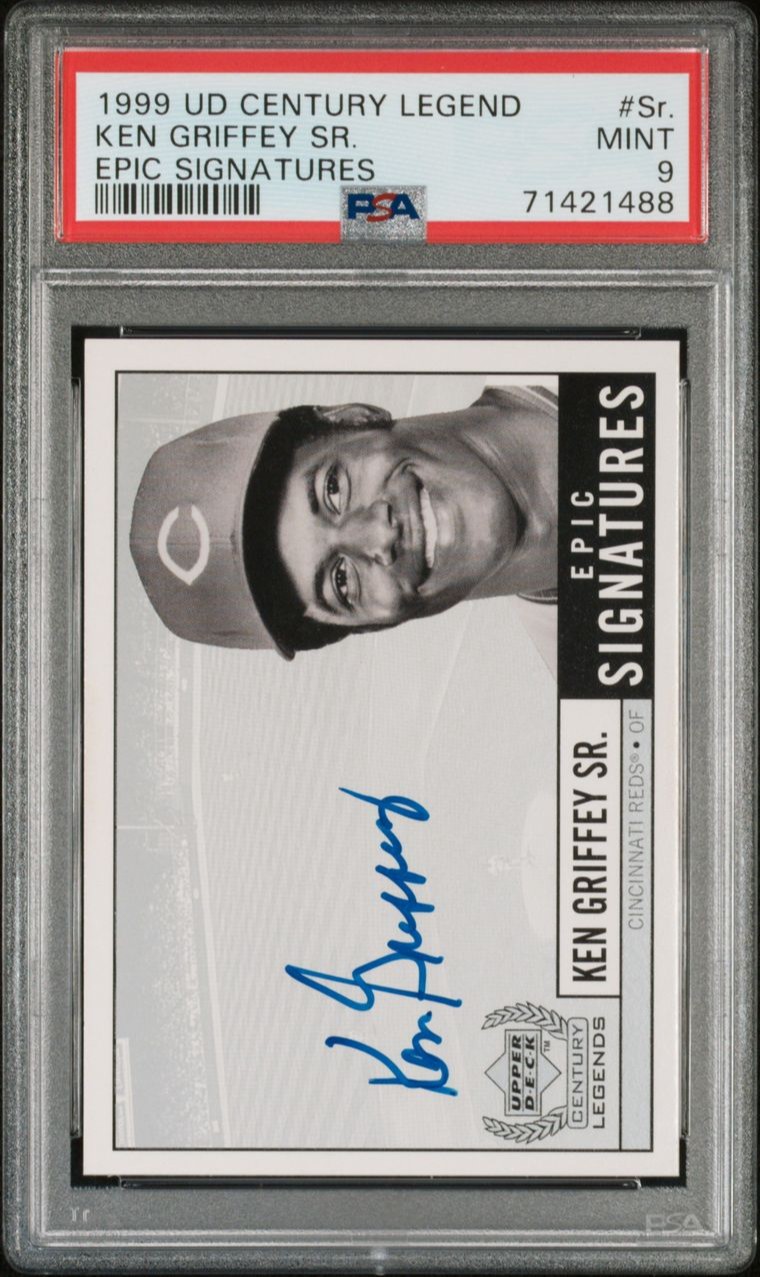 1999 Upper Deck Century Legends Epic Signatures Ken Griffey Sr. 
