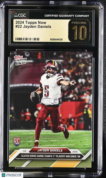 2024 Topps Now Jayden Daniels #22 CGC 10