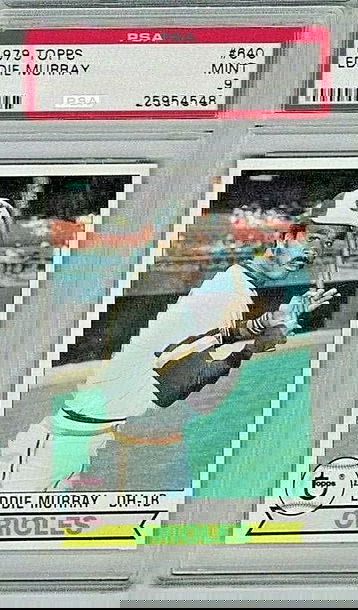 1979 Topps #640 PSA 9 Eddie Murray  Mint HOF