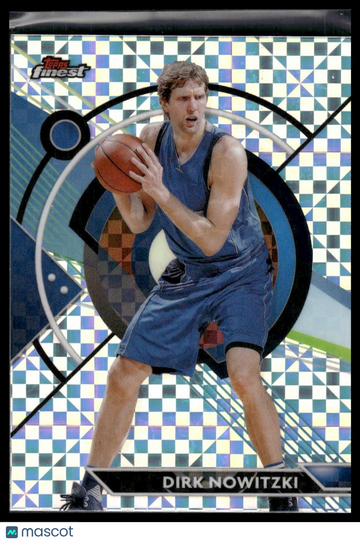 2023-24 Finest Dirk Nowitzki #95 Checkerboard Refractors