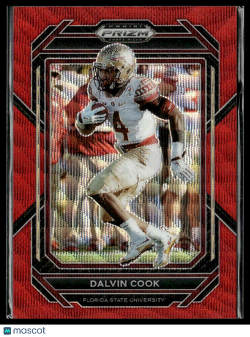 2023 Panini Prizm Draft Picks Dalvin Cook #21 Prizms Ruby Wave