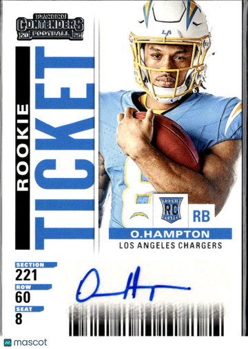 2026 Panini Contenders Football Omarion Hampton #31 RC