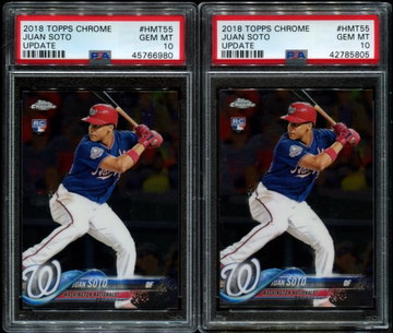 2018 Chrome Juan Soto PSA 10