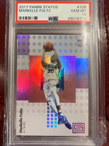 2017 status Markelle Fultz RC psa 10 #108