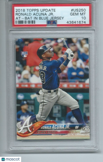 2018 Topps Update Ronald Acuna JR. #US250 PSA 10