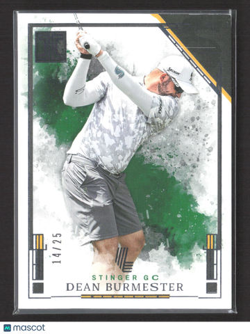 2025 Panini Impeccable LIV Golf Dean Burmester #22 14/25