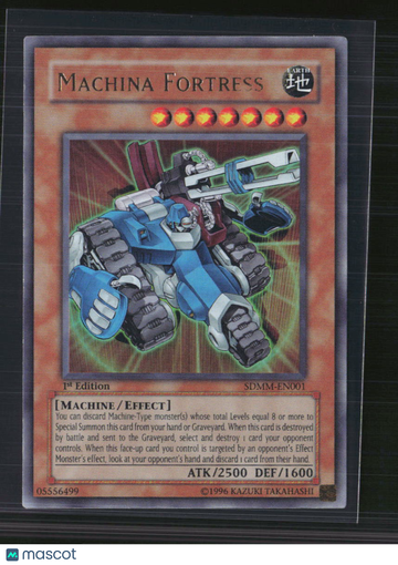 Yu-Gi-Oh! 2010 Konami Machina Mayhem Machina Fortress 1st Edition