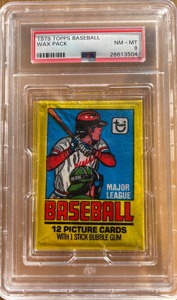 1979 Topps Baseball Unopened Wax Pack PSA 8