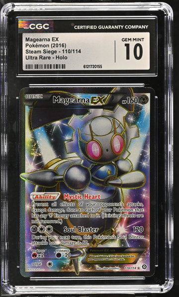 2016 Steam Siege #110/114 Magearna EX Ultra Rare - Holo CGC 10