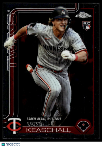 2025 Topps Chrome Update Luke Keaschall #USC134 RC