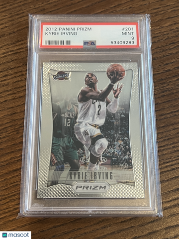 2012 Panini Prizm Kyrie Irving #201 Rookie RC PSA 9
