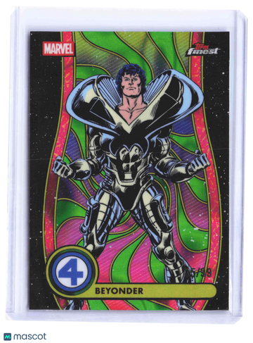 2026 Topps Finest Marvel Blacklight Common Beyonder BL-015 Serial #35/99 Trading Card