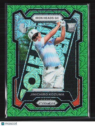 2024 Panini Prizm LIV Golf Jinichiro Kozuma #31 Green RC 49/54