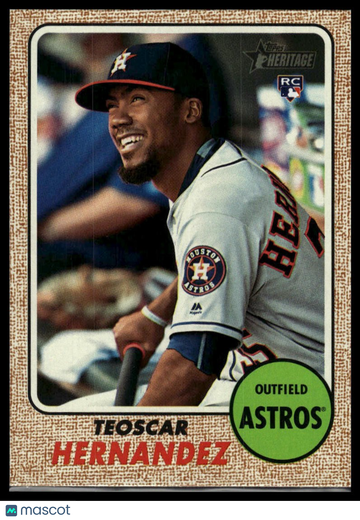 2017 Topps Heritage Teoscar Hernandez #654 RC