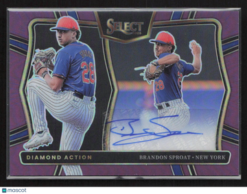 2025 Panini Select Baseball Prizm Brandon Sproat #DAS-BS /35