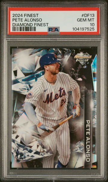 2024 Topps Finest Diamond Finest Pete Alonso #DF13 PSA 10