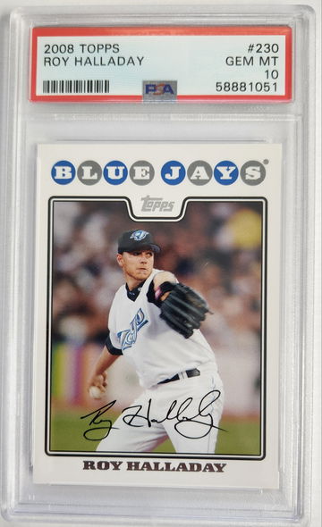 2008 Topps Roy Halladay #230 PSA 10
