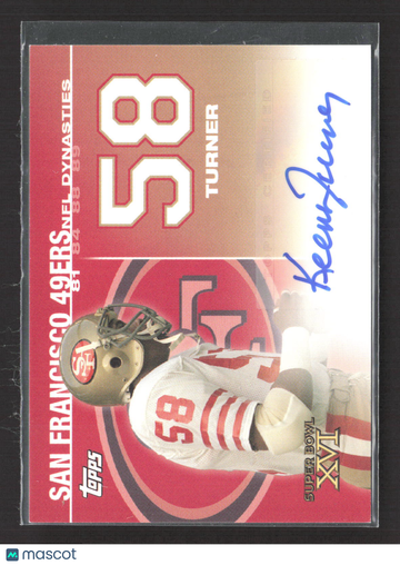 2008 Topps NFL Dynasties Keena Turner #DYNA-KT /500