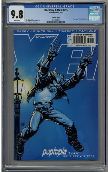 Uncanny X-Men 395 CGC 9.8 Barry Windsor-Smith Wolverine Variant