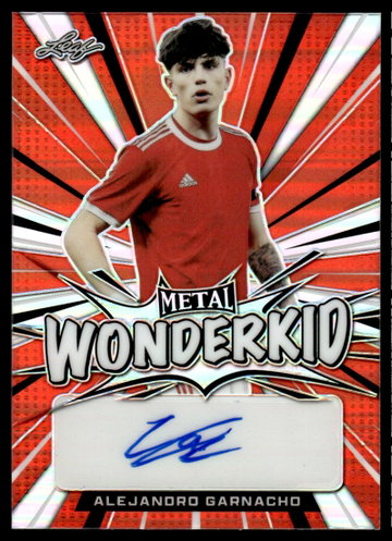 2022 Leaf Metal WK-AG1 Alejandro Garnacho Wonderkid /5 Auto
