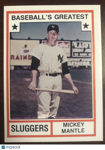 Mickey Mantle 1982 TCMA Baseball's Greatest Sluggers New York Yankees #3