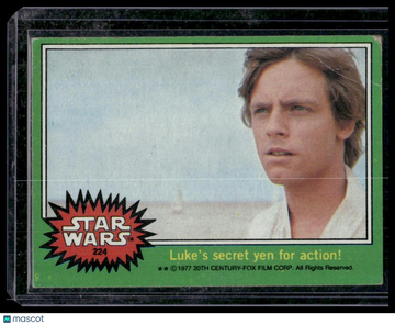 1977 Star Wars Luke's Secret Yen for Action! #224