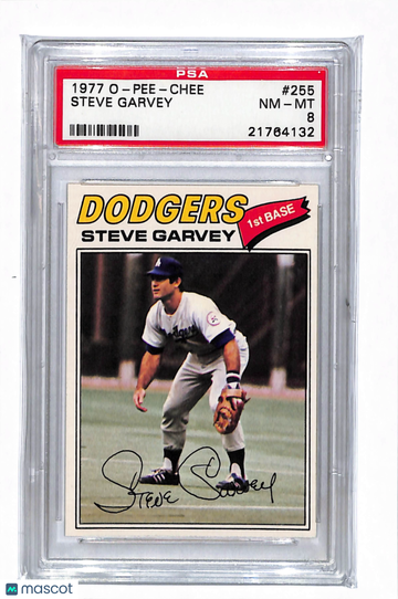 1977 O-Pee-Chee Steve Garvey #255 PSA 8