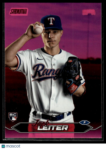 2024 Stadium Club Jack Leiter #20 Pink Foil