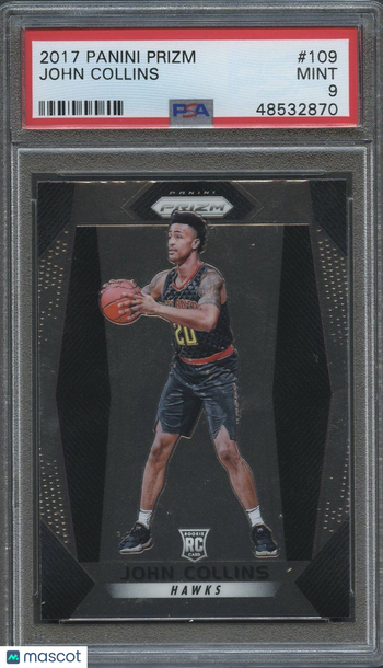 2017 Panini Prizm John Collins #109 PSA 9