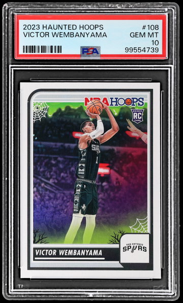 2023 Haunted Hoops Victor Wembanyama PSA 10 RC