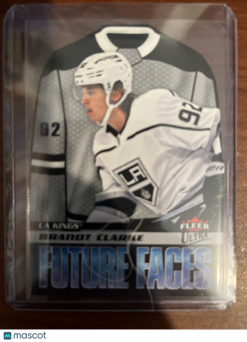 2022-23 Upper Deck Fleer Ultra - Future Faces Brandt Clarke #46 [None] Rookie