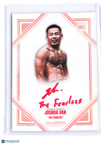 2026 Champions Collection RED Joshua Van UFC Auto RC #JV-A Trading Card
