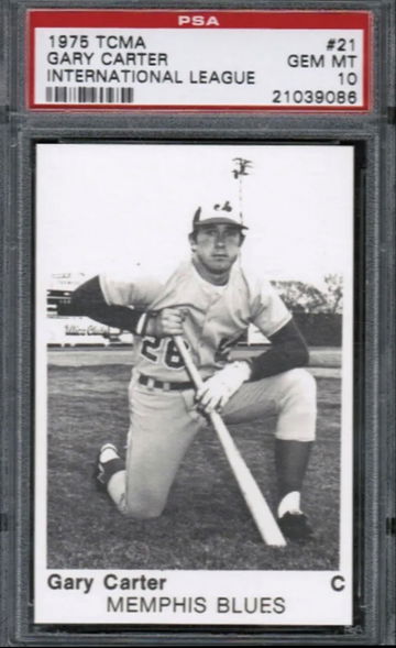 1975 TCMA International League Gary Carter Rookie RC #21 PSA 10 Gem Mint *pop 20