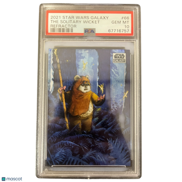 2021 Topps Chrome Star Wars Galaxy The Solitary Wicket #66 PSA 10