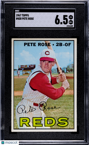1967 Topps Pete Rose #430 SGC 6.5