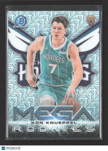2025 Bowman Chrome Mega Rookies Kon Knueppel #MR-4 Box Mojo Refractor RC