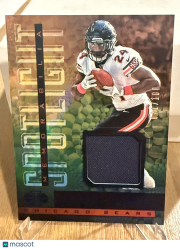 2017 Panini Illusions Jordan Howard #SP-JH Spotlight Memorabilia Blue SN MEM